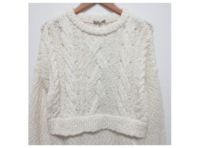 Theory Luxe NUEVO TEJIDO CABLE LEANI Blanco - vista 3