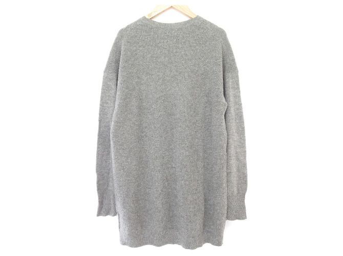 Theory Cashmere-Blend Crewneck Strickpullover Braun - Ansicht 2