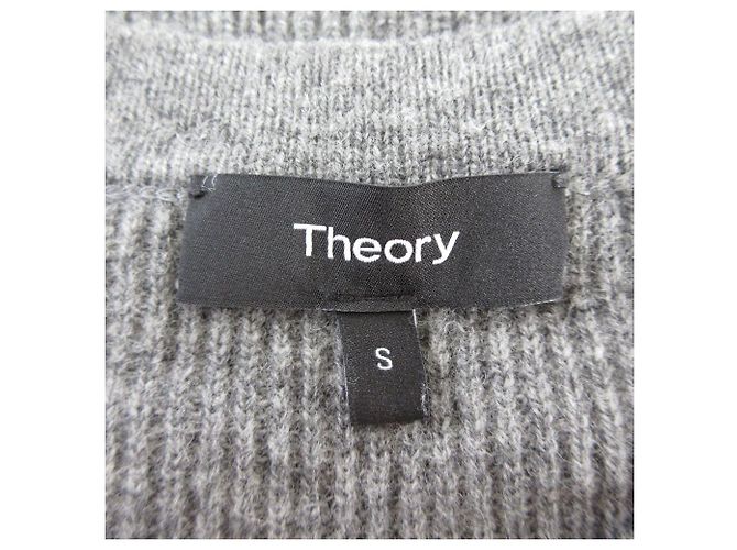 Theory Cashmere-Blend Crewneck Strickpullover Braun - Ansicht 4