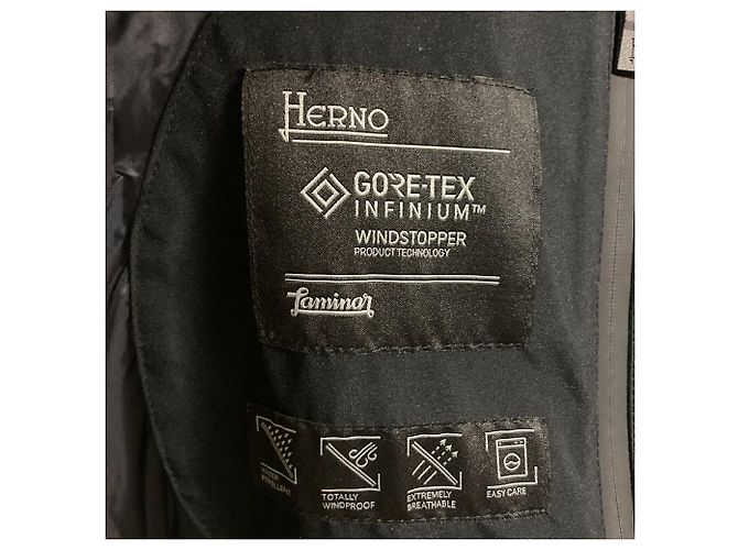 Autre Marque Abrigo de plumón Herno Laminar GORE-TEX Negro - vista 8