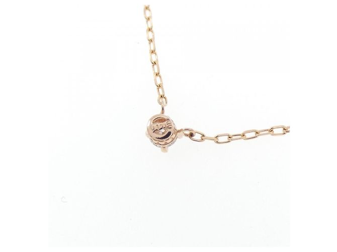 Autre Marque Collana in oro rosa K10 e diamanti - vista 4