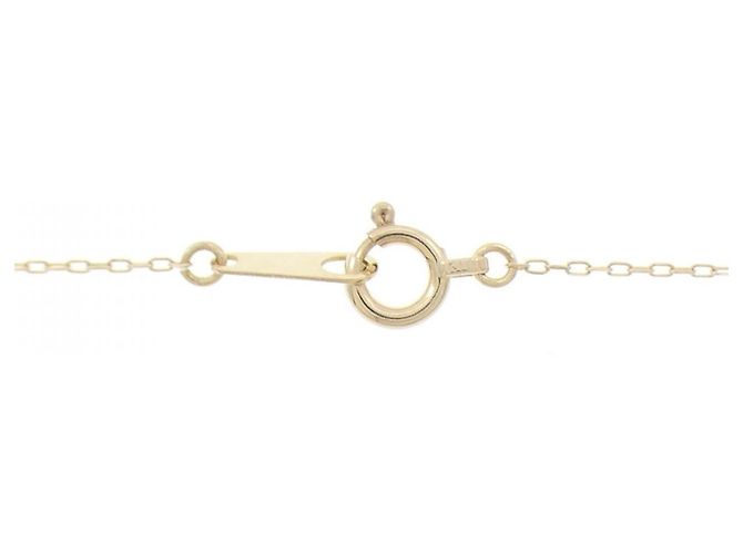 Autre Marque Collana in oro giallo K10 e oro bianco K10 con iolite D'oro - vista 5