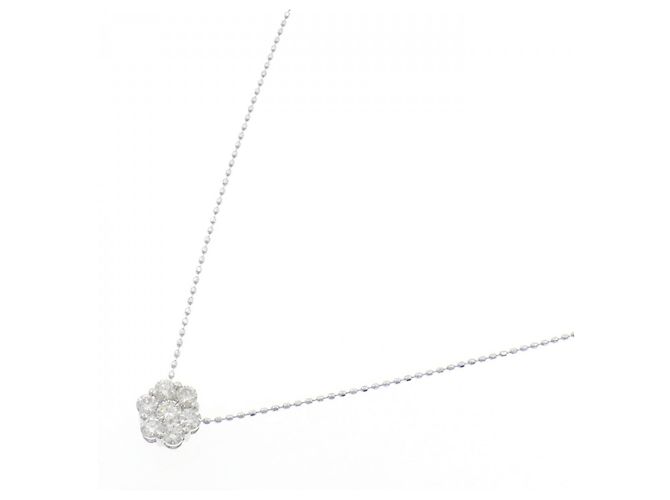 Autre Marque Collana in oro bianco Au750 e diamanti Argento - vista 2