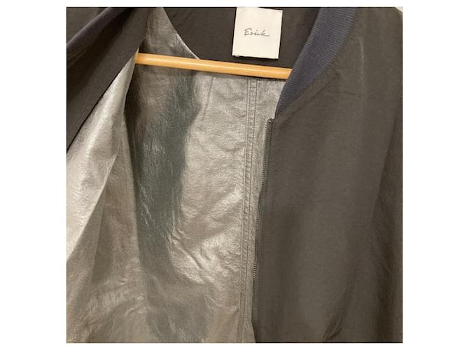 Autre Marque Abrigo largo de nylon Ezick Negro - vista 3