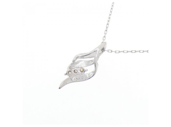 Autre Marque Collana in oro bianco Au750 e diamanti Argento - vista 4