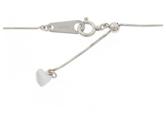 Autre Marque Collana con Diamanti Pt900 Pt850 Argento - vista 5