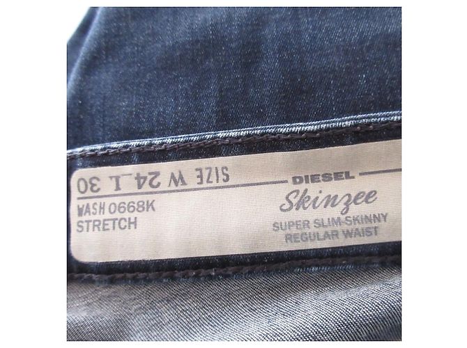 Autre Marque Pantalones vaqueros Diesel Skinzee Azul - vista 5