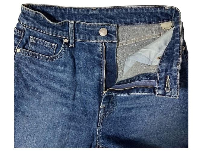 Autre Marque Calça jeans reta Eimy istoire Azul - vista 3