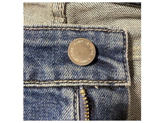 Autre Marque Calça jeans reta Eimy istoire Azul - vista 4