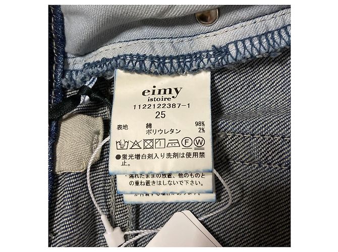 Autre Marque Calça jeans reta Eimy istoire Azul - vista 5