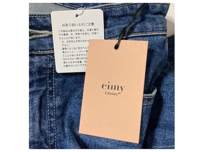 Autre Marque Calça jeans reta Eimy istoire Azul - vista 7