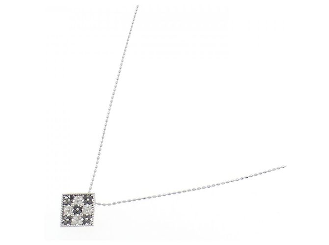 Autre Marque Collana con Diamanti Au750 Argento - vista 2