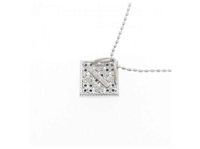 Autre Marque Collana con Diamanti Au750 Argento - vista 4