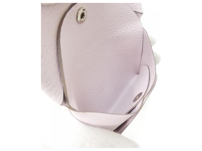 Hermès Monedero Hermes Calvi Duo Chevre Rosa - vista 4