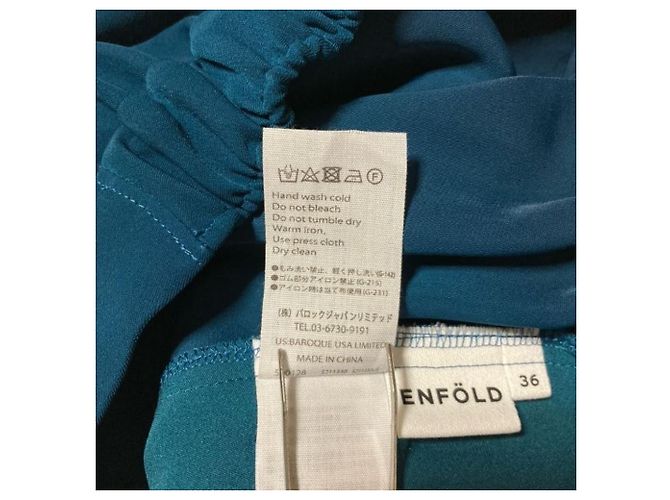 Autre Marque ENFOLD Tapered Tuck Hose Blau - Ansicht 5