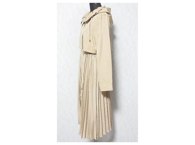 Autre Marque Abrigo con capucha plisado Apuweiser-riche Beige - vista 3