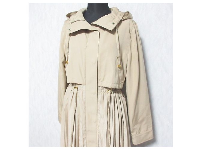 Autre Marque Abrigo con capucha plisado Apuweiser-riche Beige - vista 4