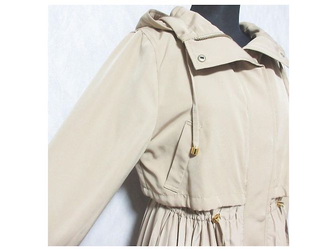 Autre Marque Abrigo con capucha plisado Apuweiser-riche Beige - vista 5