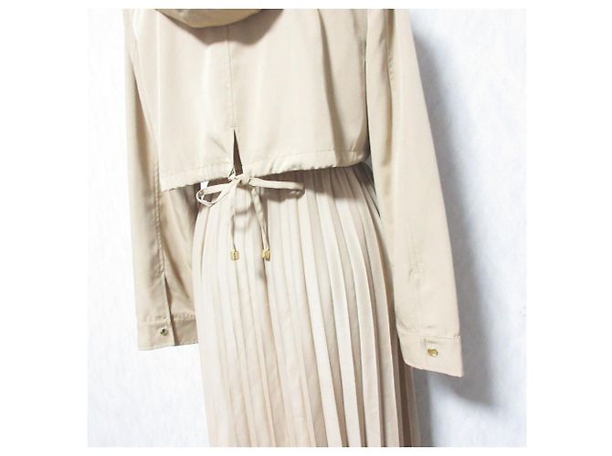 Autre Marque Abrigo con capucha plisado Apuweiser-riche Beige - vista 6