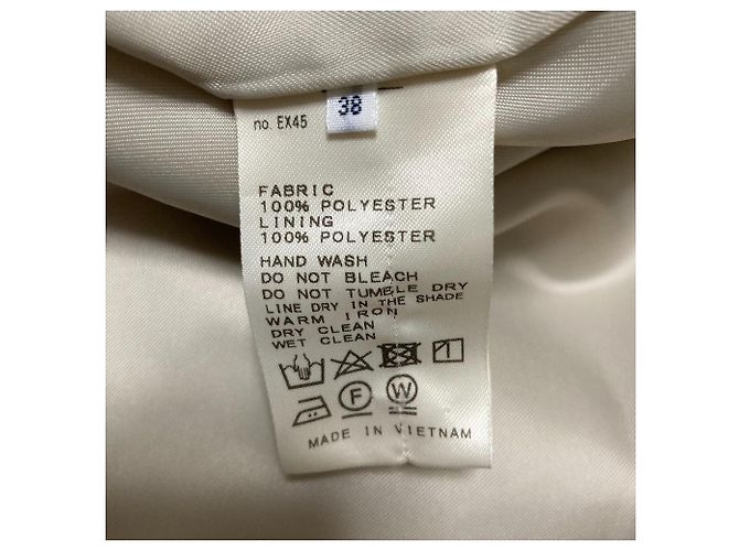 Autre Marque Abrigo sin cuello SLOBE IENA Kyounen OX Beige - vista 6