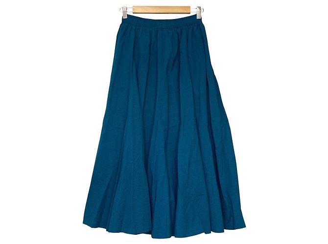 Autre Marque Falda fruncida Spick and Span Ripple Gathered Azul - vista 2