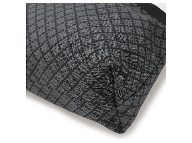 Borsa a tracolla Gucci Diamante Nylon e pelle Nero Grigio - vista 3
