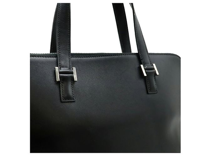 Hermès Borsa Hermes Escapade in pelle Box Calf Nero - vista 7