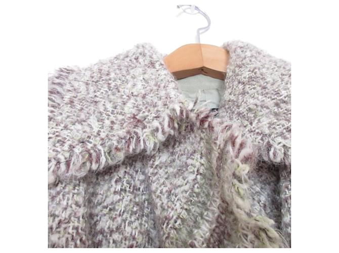 Autre Marque Abrigo de tweed EPOCA Beige Verde Verde claro - vista 3