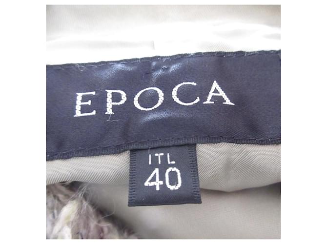Autre Marque Abrigo de tweed EPOCA Beige Verde Verde claro - vista 7