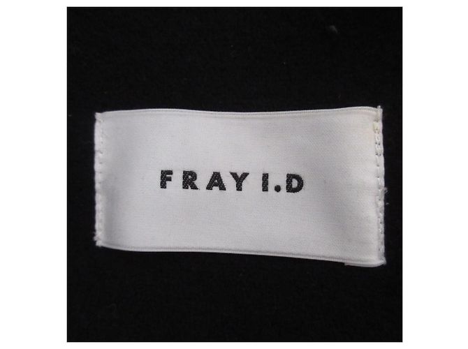 Autre Marque FRAY I.D Wool Short Coat Black - view 7