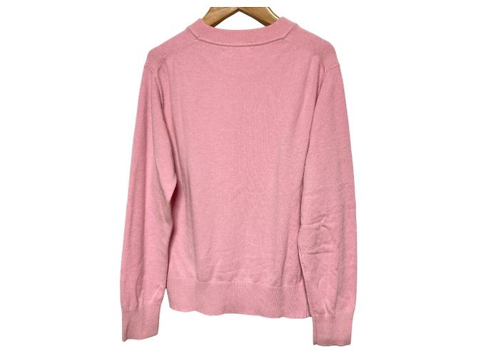 Autre Marque Mila Owen Wollmischungsstrickpullover Pink - Ansicht 2