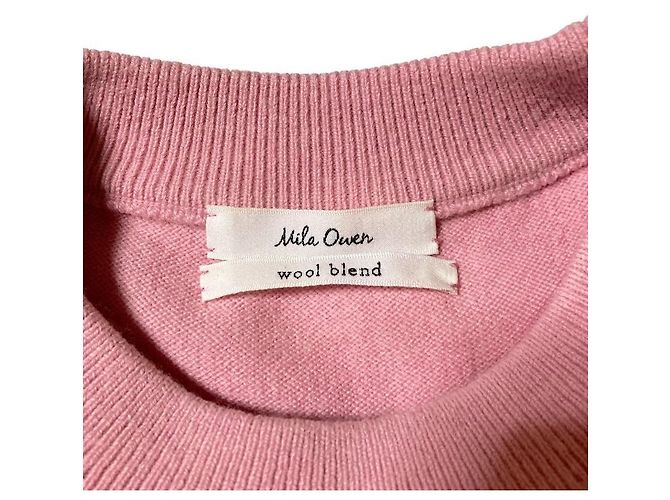 Autre Marque Mila Owen Wollmischungsstrickpullover Pink - Ansicht 4