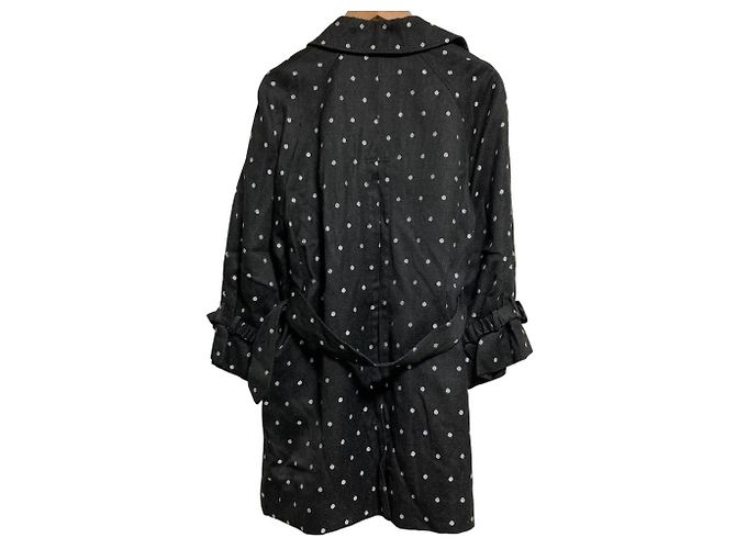 Autre Marque Abrigo Dot Jacquard BEAUTY&YOUTH UNITED ARROWS Negro - vista 2