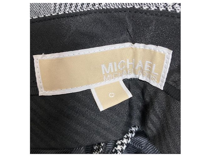 Michael Michael Kors Hose aus Wolle mit Glen Check-Muster Braun - Ansicht 4