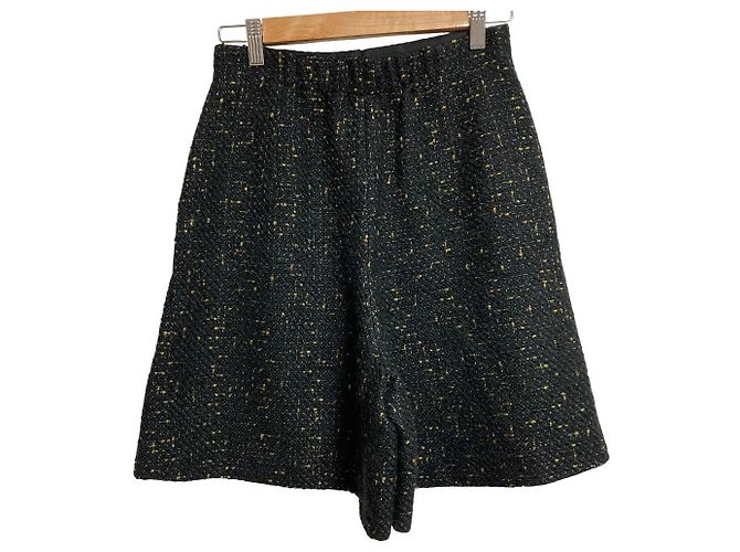 Autre Marque Short de Tweed Strawberry-Fields Preto - vista 2
