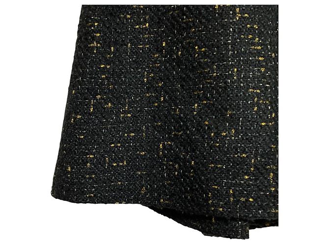 Autre Marque Short de Tweed Strawberry-Fields Preto - vista 3