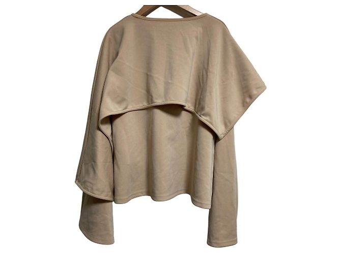 Autre Marque Sudadera Oversized Flare Acka Beige - vista 2