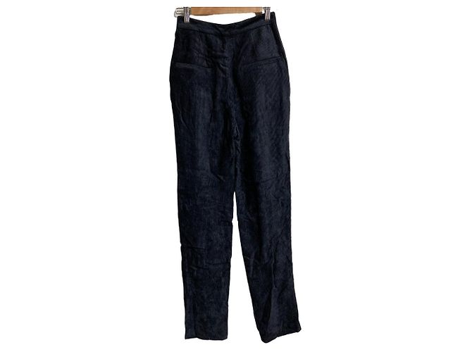 Autre Marque Cordyroy-Hose Isabel Marant Schwarz - Ansicht 2