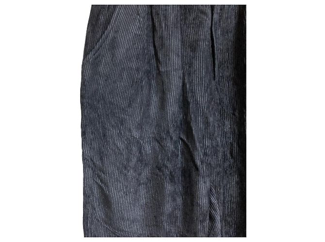 Autre Marque Cordyroy-Hose Isabel Marant Schwarz - Ansicht 3