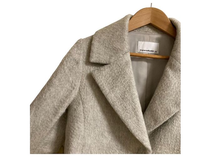 Autre Marque Giacca corta M-Premier BLACK in misto mohair Beige - vista 4