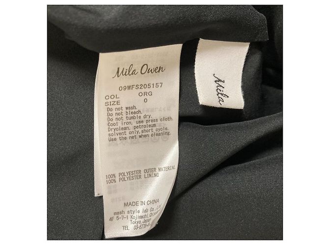 Autre Marque Falda Mila Owen con estampado en sesgo Naranja - vista 4