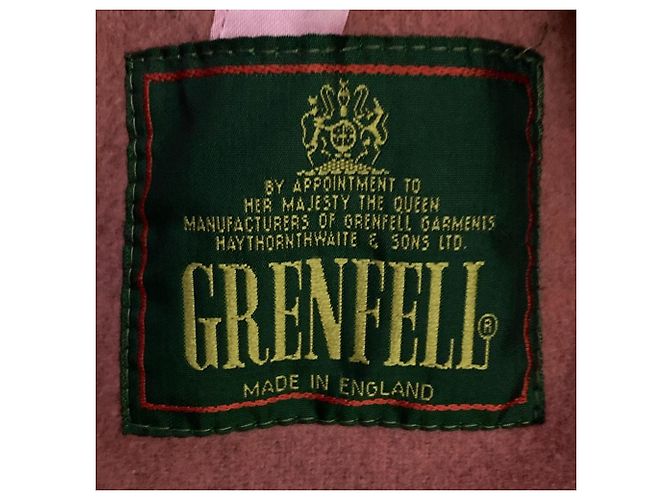 Autre Marque Abrigo GRENFELL Melton de cuello sencillo Castaño - vista 6