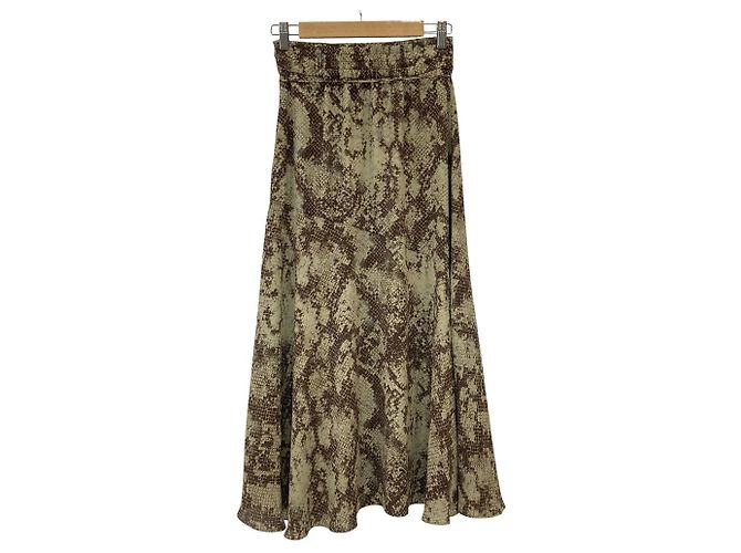 Autre Marque Falda Mila Owen con fruncido en la espalda Beige - vista 2