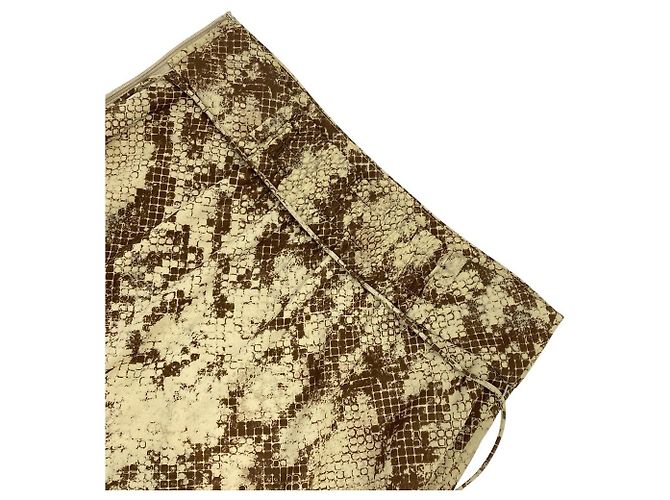 Autre Marque Falda Mila Owen con fruncido en la espalda Beige - vista 5