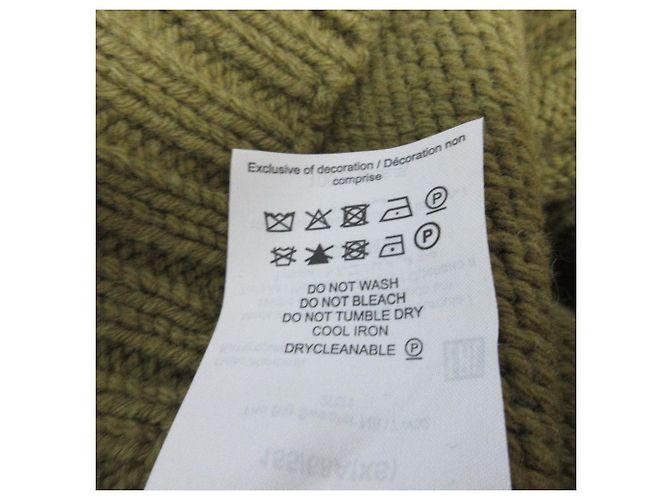 Pull en maille Jacquard avec logo MARC JACOBS Vert Kaki - vue 7