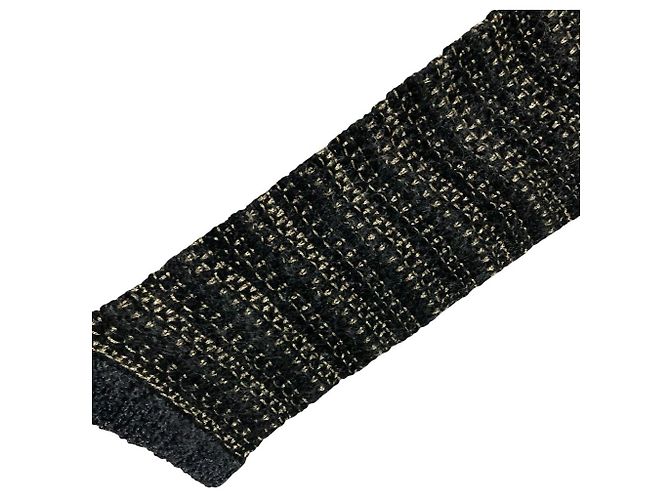 Autre Marque Enrica Strickjacke mit Borte Schwarz - Ansicht 3