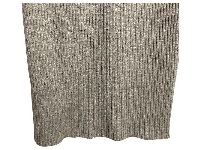 Autre Marque EVERYDAY I LIKE. Gerippter Stricklangrock Braun - Ansicht 4