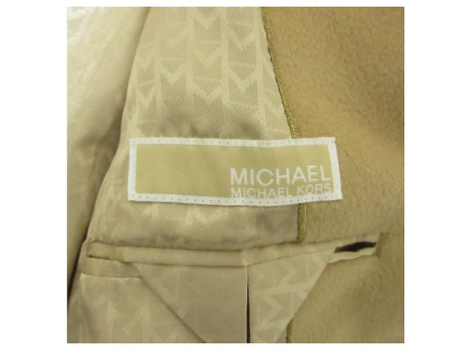 Abrigo largo de angora Michael Kors Beige - vista 3