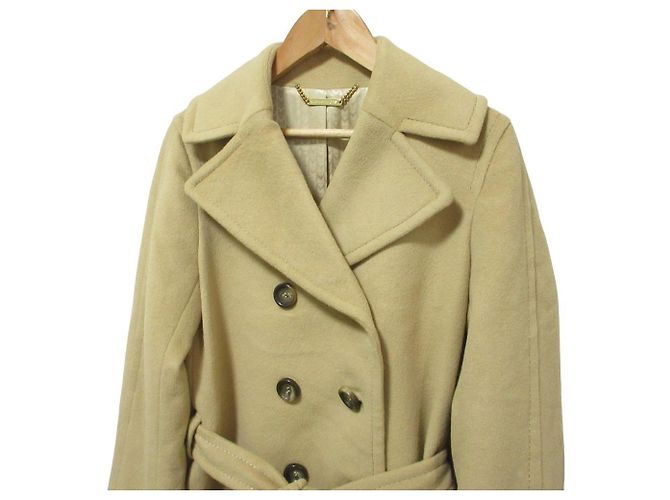 Abrigo largo de angora Michael Kors Beige - vista 4