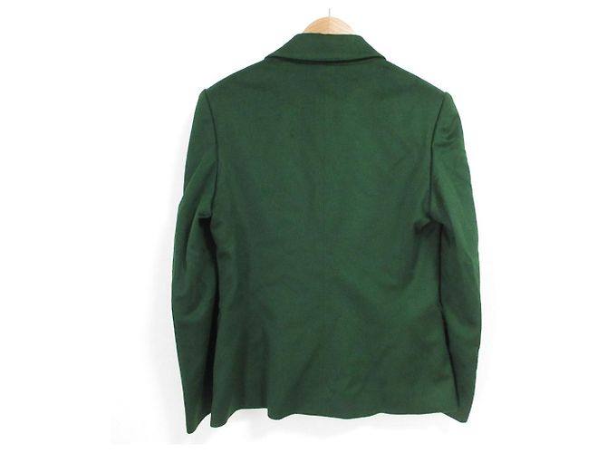 Giacca in lana Hermès 40 Verde - vista 2